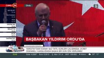 Başbakan Ordu'da