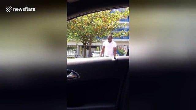 Enceinte elle prend un ballon de foot dans la tête par son mari qui voulait jouer !