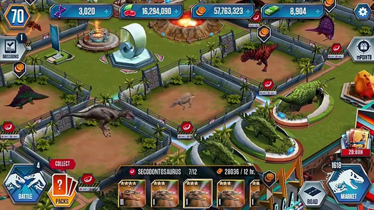 SECODONTOSAURUS LEVEL 40 - Jurassic World The Game