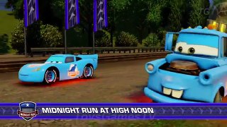 Cars 3: Driven to Win - Dinoco Lightning McQueen & Mater vs Gasprin Lightning McQueen & Cam