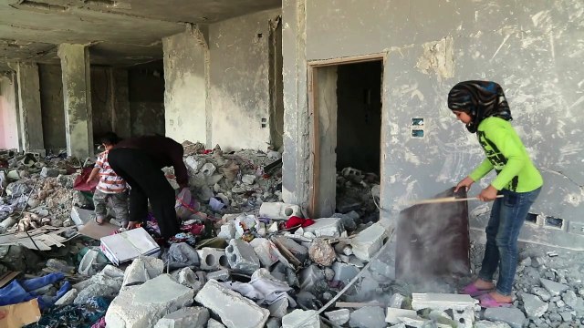 Displaced from Ghouta, Syrians seek refuge in emptied Afrin