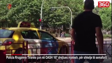 Video/ Policia kërdinë me gjoba në Tiranë, ja shkaku