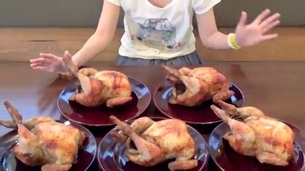 【大食い】鶏の丸焼き５キロ食べたい！【木下ゆうか】11lbRotisserie chicken | Japanese girl attempts gluttonous challenge!