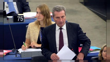 Ola de indignación en Italia por las declaraciones de Oettinger