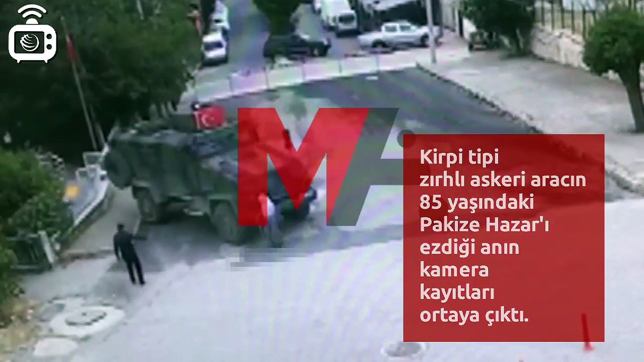 Diyarbakır Lice'de kirpi tipi zırhlı aracın 85 yaşındaki Pakize Hazar'ı ezdiği a