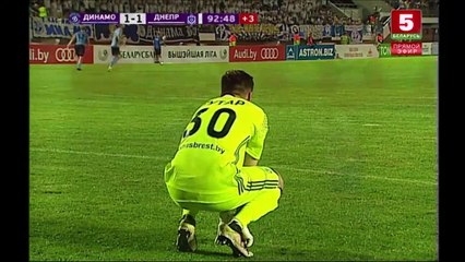 1-1 Pavel Lovgach Goal Belarus  Vyscha Liga - 29.05.2018 Dinamo Brest 1-1 Dnepr Mogilev