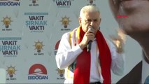 Şırnak Başbakan Yıldırım Şırnak'ta Konuştu