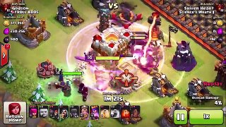 Clash Of Clans - EAGLE ARTILLERY TROLL BASE!! (Cant Touch this!!)