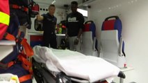 Mamoudou Gassama, rencontre ses futurs collègues sapeurs-pompiers de Paris