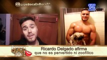 Ricardo Delgado responde a críticas recibidas por fotografía que publicó junto a su mascota