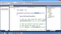 How to create hello world android application with using visual studio new