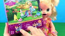 Baby Alive Play Date in the Park W/ Baby Disney Princess Cinderella and Aurora Baby Dolls