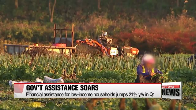 Financial assistance for low-income households increases 21% on-year