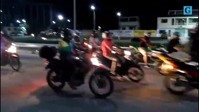 Protesto de caminhoneiros na Serra