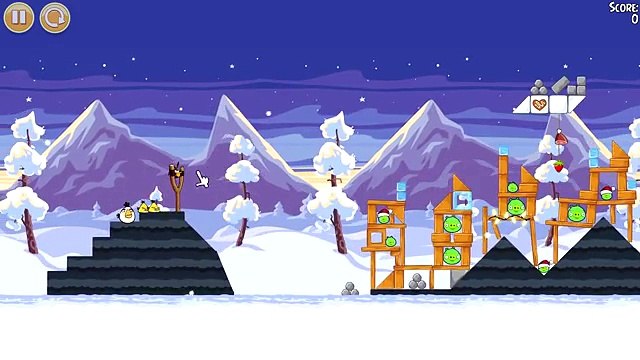 Lets Play Angry Birds Seasons 22 - Wreck the Halls