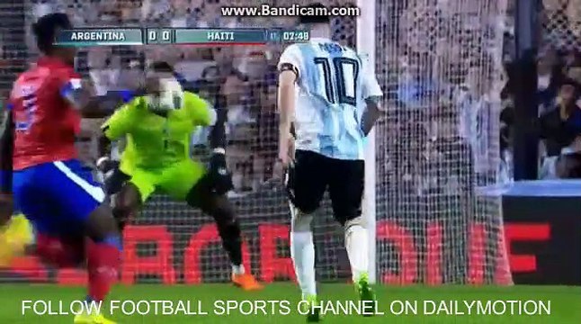 Buts Argentine 4-0 Haiti (triplé Messi) ?
