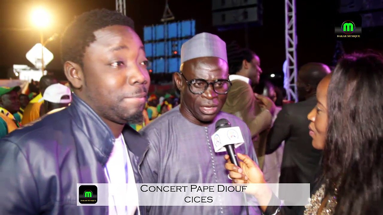 Niang Ballo et Fred au Cices pour assister au concert de Pape Diouf