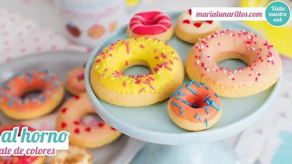 Donuts del horno - Receta - María Lunarillos | tienda & blog