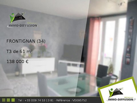 T3 A vendre Frontignan 61m2 - La peyrade