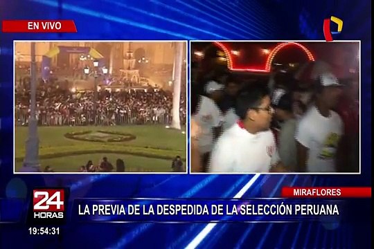 Perú vs. Escocia: así animan a la bicolor los hinchas en diferentes puntos de Lima