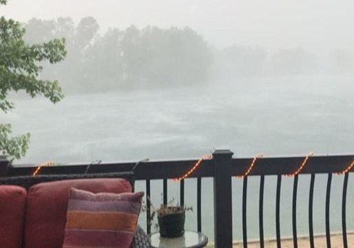 High Winds and Heavy Rain Pummel Fremont, Nebraska