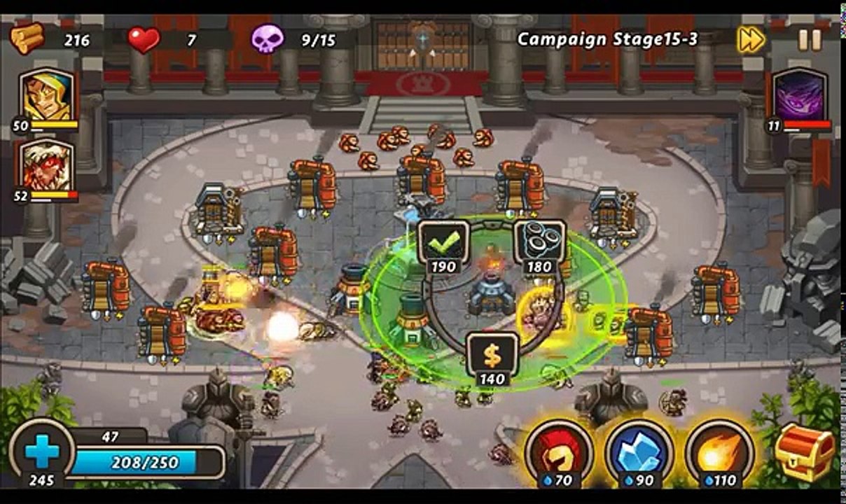 Castle Defense 2 - [15-3] #45 (3 Stars) [HD] - Palace Guard