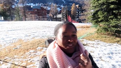 WEEK END A LA MONTAGNE et UN BONHOMME DE NEIGE !