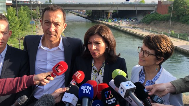 « Environ mille personnes sont montées dans les bus » dit Anne Hidalgo, maire de Paris
