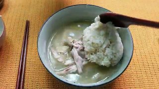 ASMR - 극리얼사운드 삼계탕 먹방!! (Samgyetang eating)