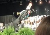 Creative Valedictorian Sings and Backflips During Graduation Speech