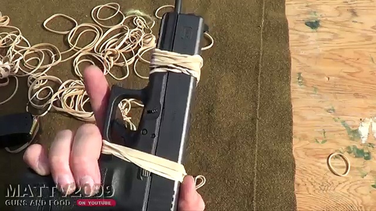 Can RUBBER BANDS Replace a GLOCK recoil SPRING?