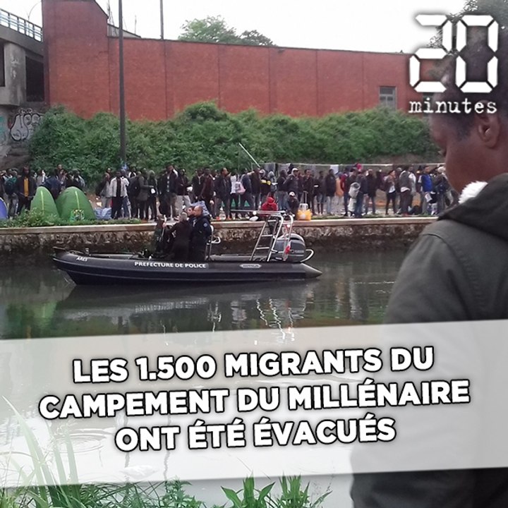 Les 1.500 migrants du campement du Millénaire, à Paris, ont été évacués