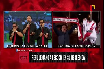 Así celebraron los vecinos de Panamericana la victoria de Perú ante Escocia