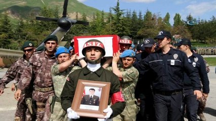 Şehit Uzman Çavuş Kolcu için tören düzenlendi