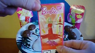 Set 2: new Barbie 4-pack Kinder Choco Surprise Eggs Unboxing Toys from Poland バービー