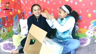 ماذا يوجد فى الصندوق - تحدى هاجر ويمنى - kids challenge - what is hidden in the box