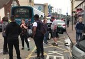 Trail of Destruction on Dartford Street as Bus Ploughs Through Cars