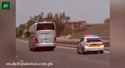 Motorway police open fire on passenger bus near Islamabad