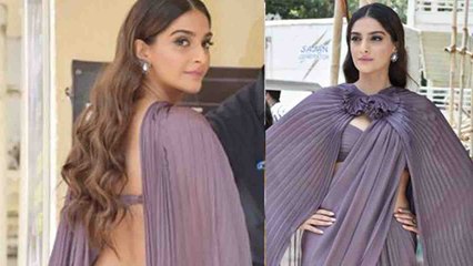 Sanju Trailer Launch: संजू के ट्रेलर लॉन्च पर छा गया सोनम का Cape-Saree Look | Boldsky