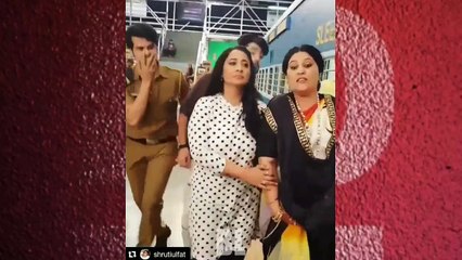Zain Imam aka Neil Running For Avni Offscreen Masti On The Set of Naamkaran -17th July, 2017