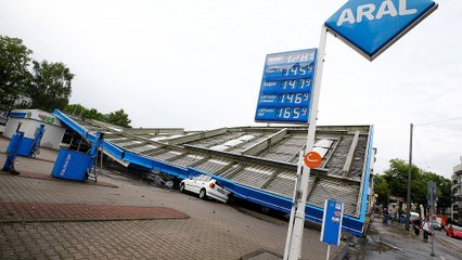 Großes Aufräumen nach heftigen Unwettern