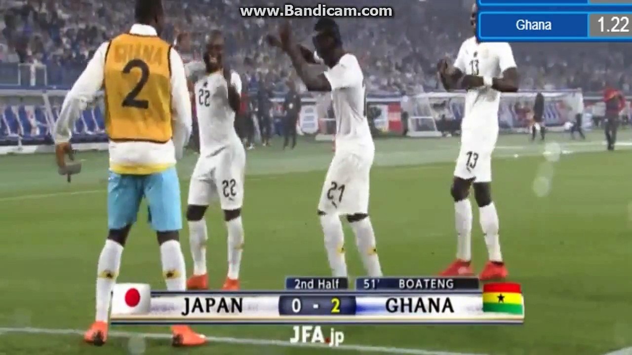 Emmanuel  Boateng goal ~ japan vs Ghana 0-2