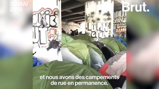 Nouvelle évacuation d'un camp de migrants à Paris