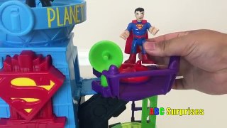 Fun With Superman VS Batman Imaginext, DC Super Friends, And Super Hero Flight City Toy Play Sets