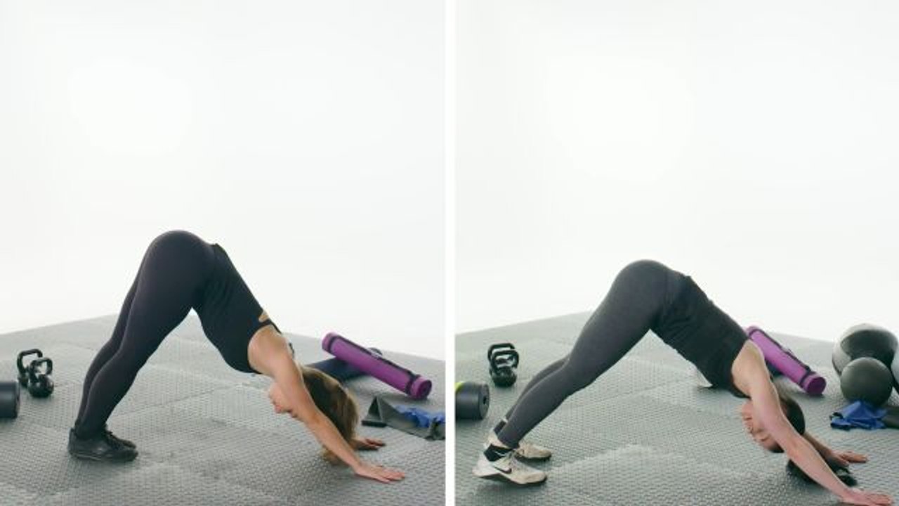 60 People Try Downward Dog