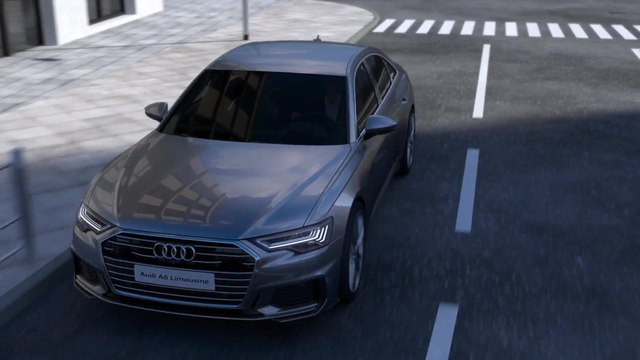 Audi A6 Dynamic all-wheel steering Animation