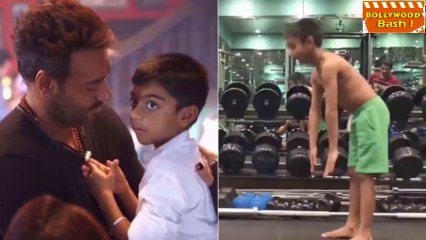 अजय देवगन 8 साल के बेटे युग ने दी टाइगर श्रॉफ को टक्कर !