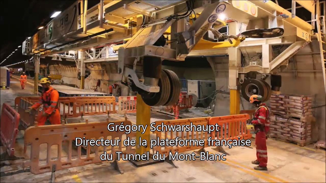 Tunnel du Mont-Blanc : le chantier en vidéo