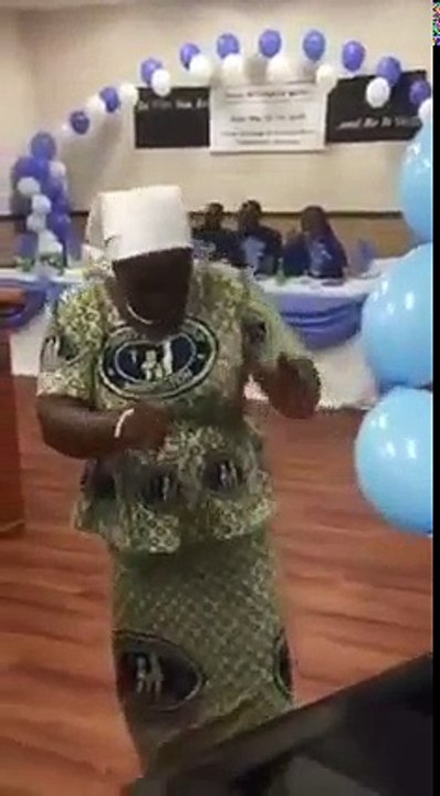 church members dancing to a circular music in church