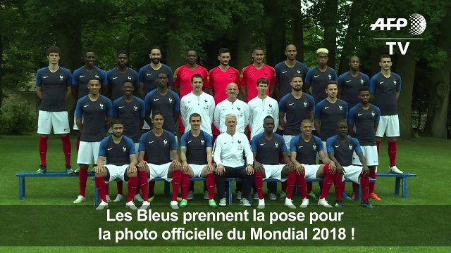 Mondial-2018: les Bleus posent pour la photo officielle